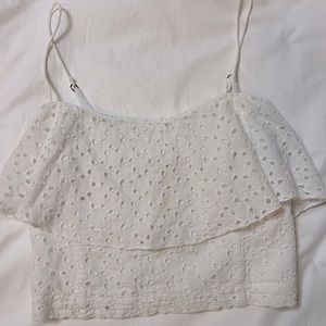 Hollister Eyelet Tube Top